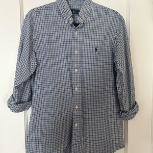 Ralph Lauren Blue Checkered Shirt